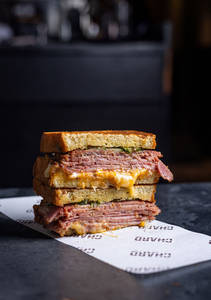 Porkstrami Grilled Cheese Sandwich
