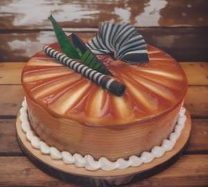 Cake Choco Caramel 500 Gm Eggless