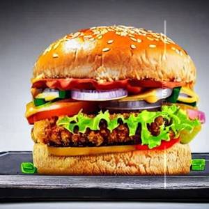 Veg Loaded Burger
