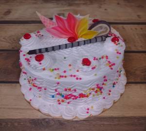 Cake Vanila [500 Gm ]Eggless