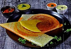 Butter Cheese Schezwan Masala Dosa