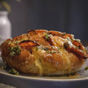 Pull Apart Garlic Bread With Chicken Pepperoni 5 Inch