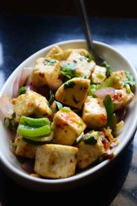 Healthy paneer chilli