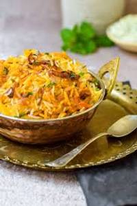 Chicken Biryani with Lassi sweet