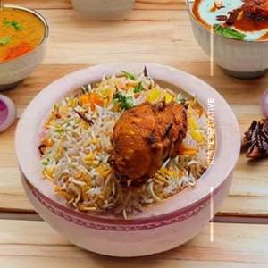 Hyderabadi chicken dum biryani