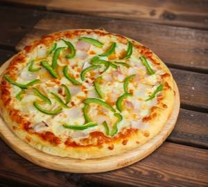 Onion Capsicum pizza