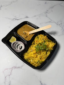 Pulao + Mushroom Gravy