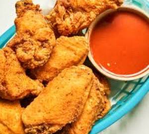 Deep Fried Chicken Wings ( 5 Pcs )