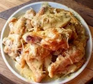 Chicken Wings In Garlic Sauce (5 Pcs)