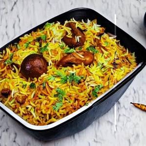 Mushroom Tikka Biriyani