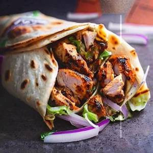 Chicken Shawarma Kuboos Roll
