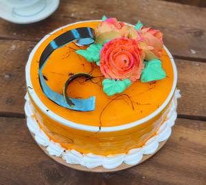 Cake Orange [500 Gm ]Eggless