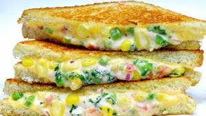 Cheese Corn Grilled Sandwich