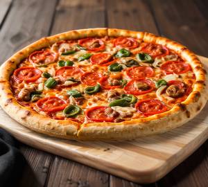 Cheese onion tomato pizza   [regular 7 inch]