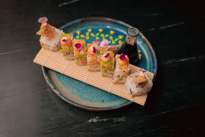 Spicy & Smokey Chicken Sushi (glutenfree)