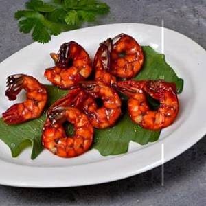 Chilli prawns