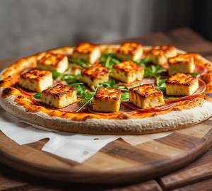Paneer onion pizza   [regular 7 inch]