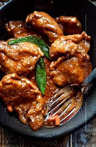 Chicken black pepper sauce