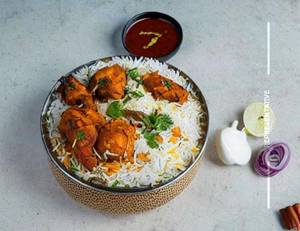 Boneless chicken biryani
