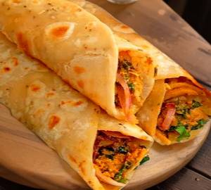 Double Egg With Double Chicken Roll
