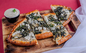 Feta Cheese With Spinach
