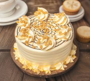 Egg less Butterscotch Cake