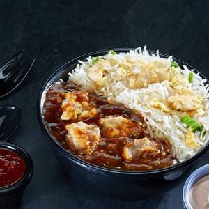 Chicken Fried Rice With Chilli Chicken