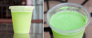 Green apple milkshake