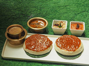 Podi Thatte Idli (2pc) + Filter Coffee