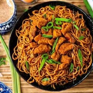 Chicken Dragon In Manchurian Noodles