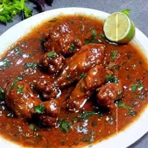 Chicken In Pepper & Onion Sauce
