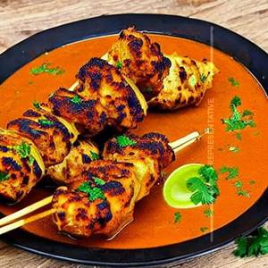Chicken Galouti Kebab Butter Masala