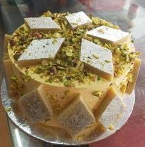 Kaju katli cake