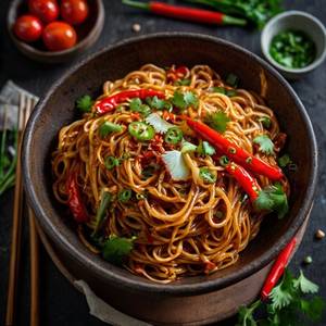 Chilli garlic noodles