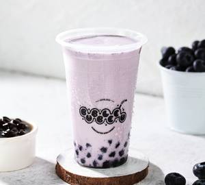 Blueberry Cheese Cake Boba Drink