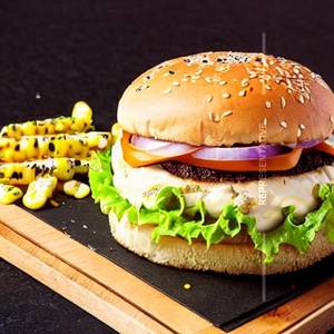 American Corn Cheese Burger