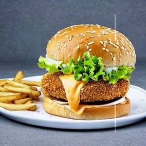 Chicken chees burger