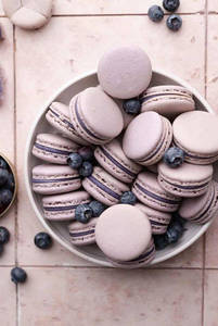 Blueberry Macaroon [1 Piece]