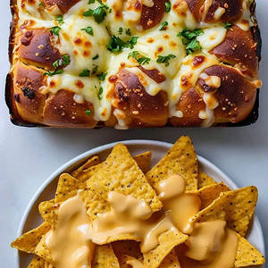 Millet Garlic Bread + Millet Nachos