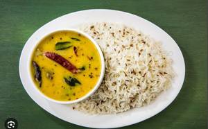 Dal Tadka With Rice Bowl