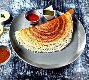 Butter onion plain dosa