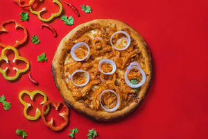 Butter Chicken Pizza