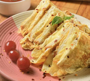 Cheese Bread Omelette