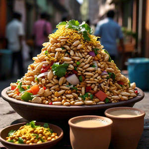 2 Kullad Chai + Millet Bhel Puri