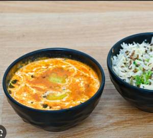 Shahi Paneer With Rice Bowl