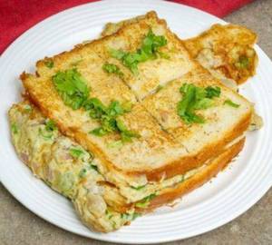 Bread omelette(3egg)