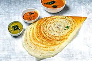 Butter rava onion plain dosa