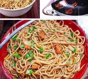 Schezwan chicken noodles