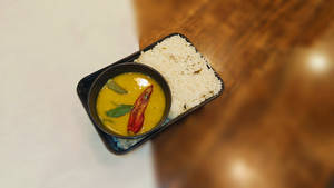 Ghee Rice With Dal Fry