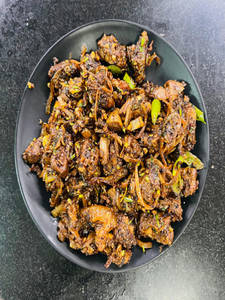 Beef Pepper Fry + 4 Wheat Paratta